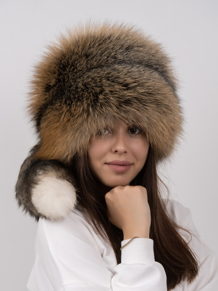 Кубанка из меха лисицы